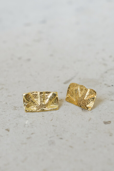 tweek-eek left r earrings gold